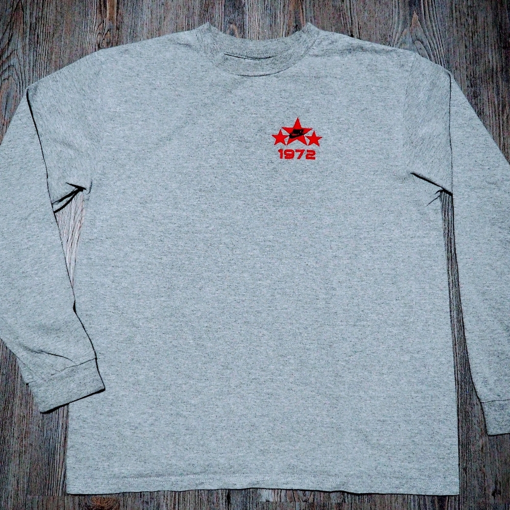 1972 Nike Stars & Football Long sleeve shirt Made in Canada, XL